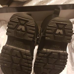 Polo by Ralph Lauren boys black Colbey boots sz 8